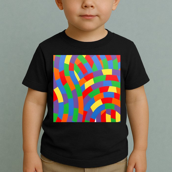 Fun Rise Pattern Toddler T-Shirt