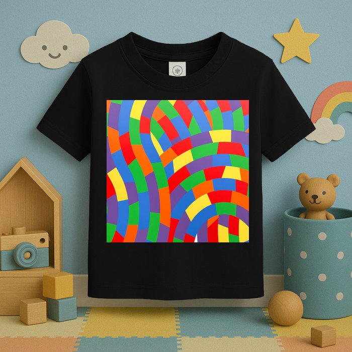 Fun Rise Pattern Toddler T-Shirt
