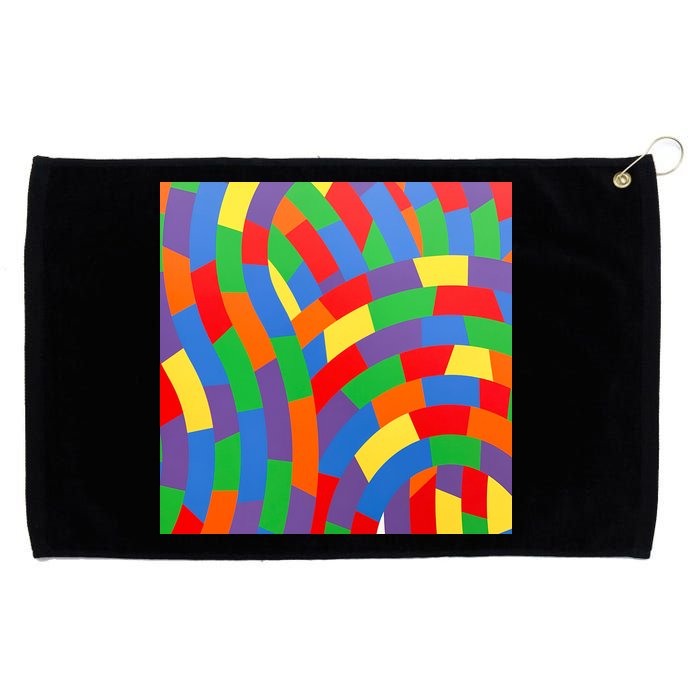 Fun Rise Pattern Grommeted Golf Towel