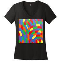 Fun Rise Pattern Women's V-Neck T-Shirt