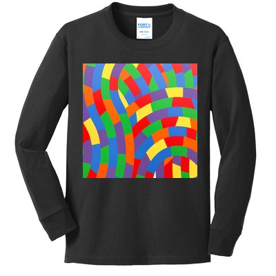 Fun Rise Pattern Kids Long Sleeve Shirt