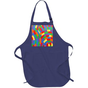 Fun Rise Pattern Full-Length Apron With Pockets