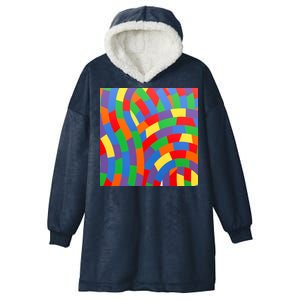 Fun Rise Pattern Hooded Wearable Blanket