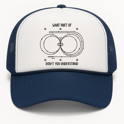 Funny Reining Pattern Equestrian Western Horse Riding Funny Gift Trucker Hat