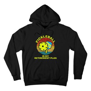 Funny Retirement Pickleball Apparel Pickle Ball Hoodie