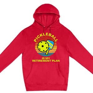 Funny Retirement Pickleball Apparel Pickle Ball Premium Pullover Hoodie