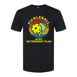 Funny Retirement Pickleball Apparel Pickle Ball Softstyle CVC T-Shirt