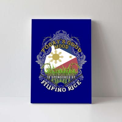 Filipino Rice Pinoy Puns Philippines Gift Canvas