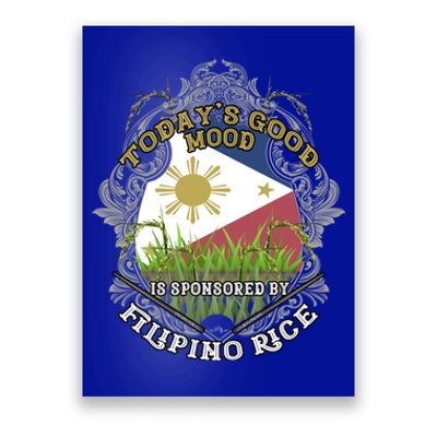 Filipino Rice Pinoy Puns Philippines Gift Poster