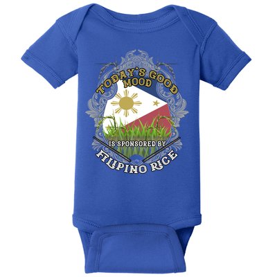 Filipino Rice Pinoy Puns Philippines Gift Baby Bodysuit