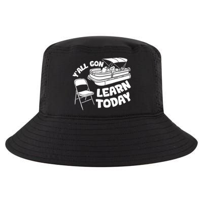 Funny River Pontoon Viral Boat Brawl Meme Alabama Boat Fight Trending Cool Comfort Performance Bucket Hat