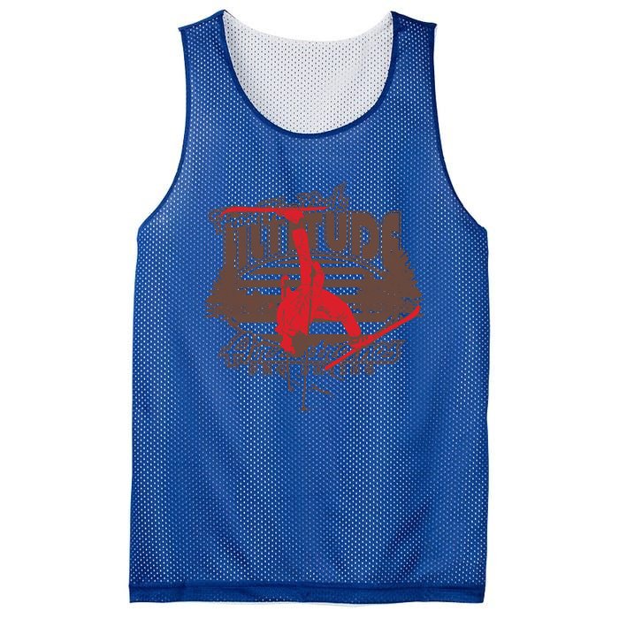 Forest Rock Pro Skiing Ski Cool Gift Mesh Reversible Basketball Jersey Tank