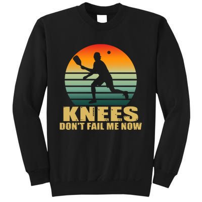 Funny Retro Pickleball Knees DonT Fail Me Now Sweatshirt