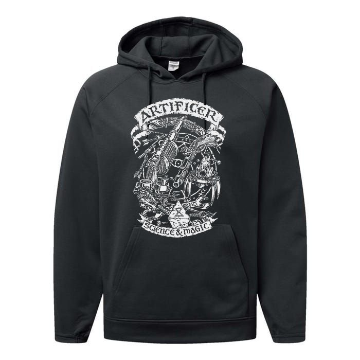 Fantasy Role Playing Game Artificer Performance Fleece Hoodie