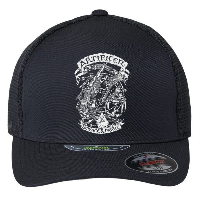 Fantasy Role Playing Game Artificer Flexfit Unipanel Trucker Cap