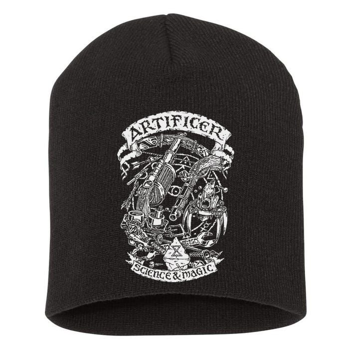 Fantasy Role Playing Game Artificer Short Acrylic Beanie