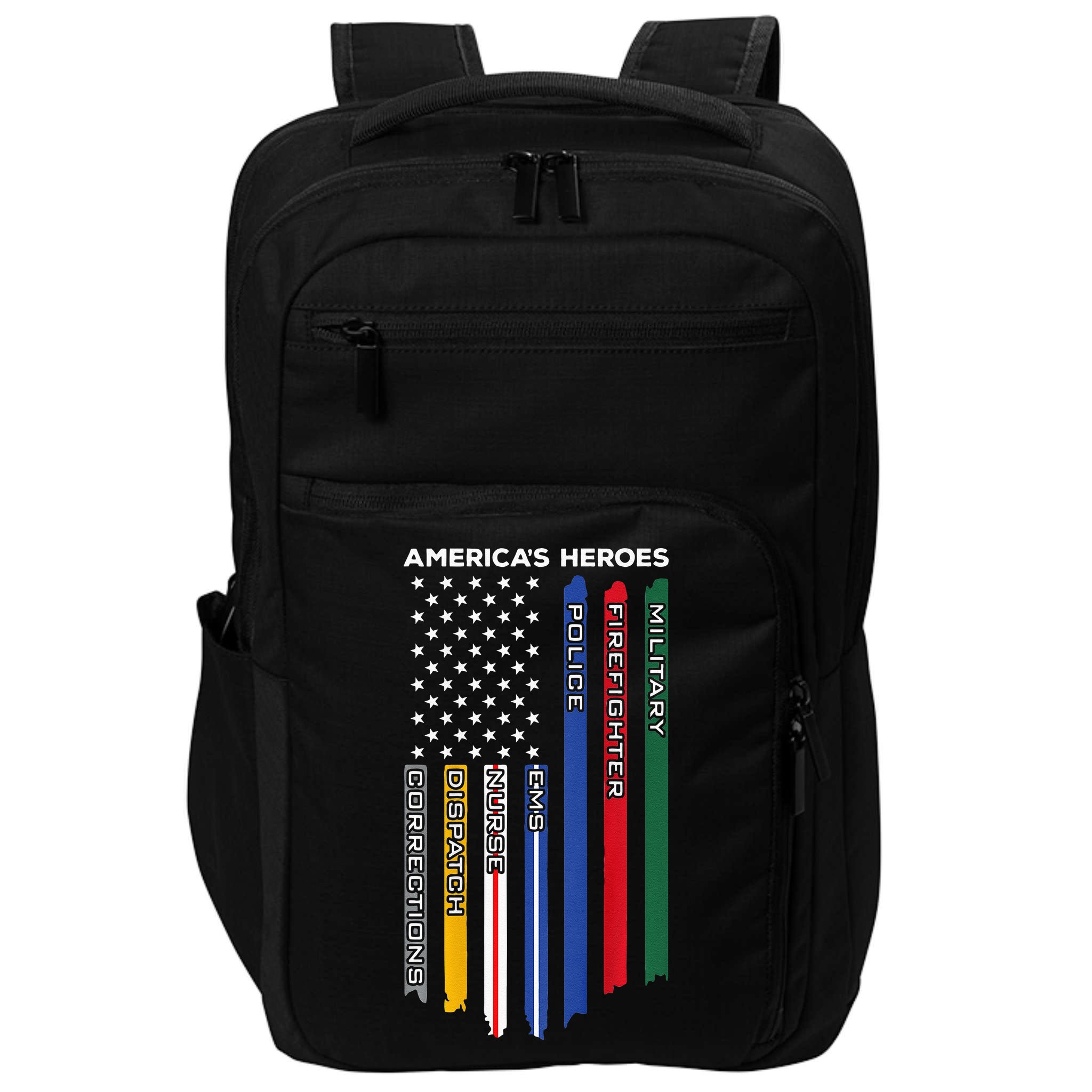 First Responders Police Military Firefighter Nurse Impact Tech Backpack