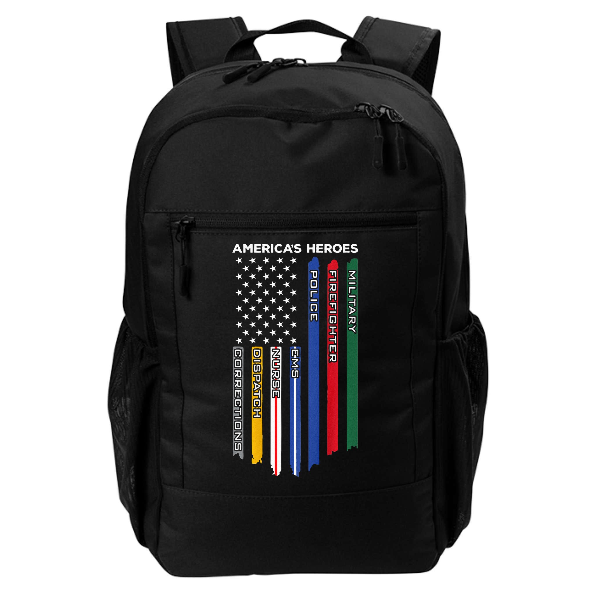 First Responders Police Military Firefighter Nurse Backpack