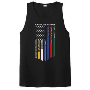 First Responders Police Military Firefighter Nurse PosiCharge Competitor Tank