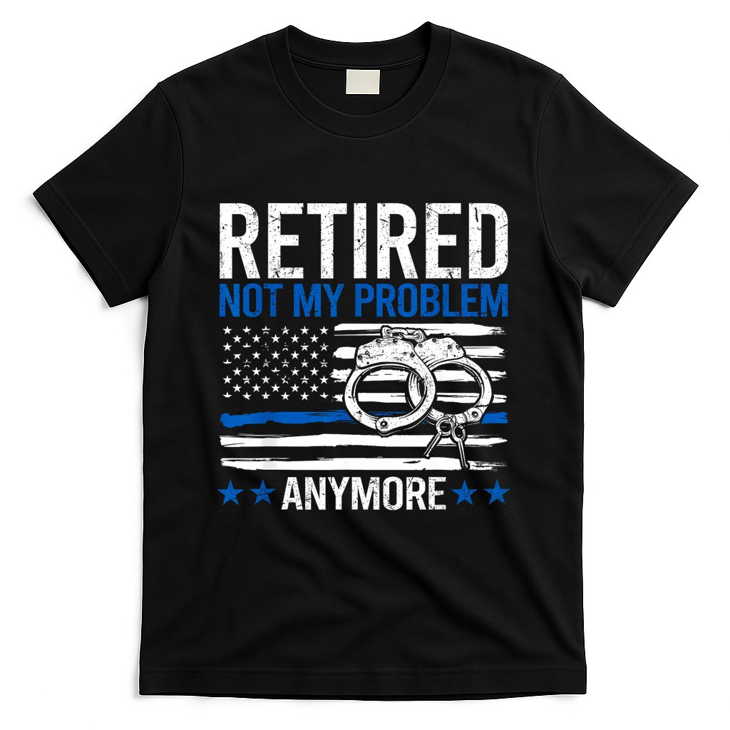 Funny Retired Police Officer Law Enforcement Retirement T-Shirt