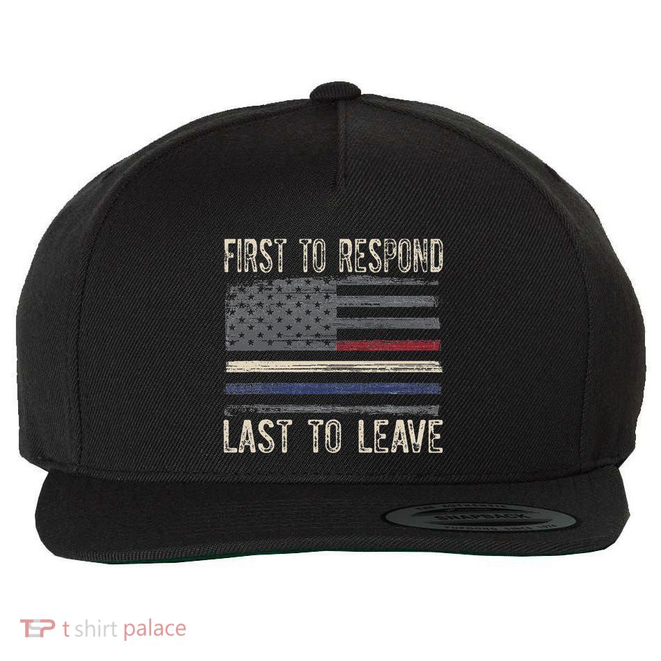 First Responders Police Military Firefighter Emt & Ems Wool Snapback Cap