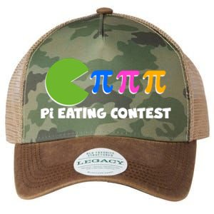 Funny Retro Pi Day 314 Pi Eating Contest Video Game Legacy Tie Dye Trucker Hat