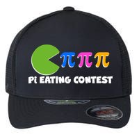 Funny Retro Pi Day 314 Pi Eating Contest Video Game Flexfit Unipanel Trucker Cap