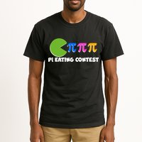 Funny Retro Pi Day 314 Pi Eating Contest Video Game Tall T-Shirt