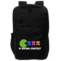 Funny Retro Pi Day 314 Pi Eating Contest Video Game Impact Tech Backpack