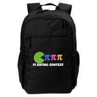 Funny Retro Pi Day 314 Pi Eating Contest Video Game Backpack