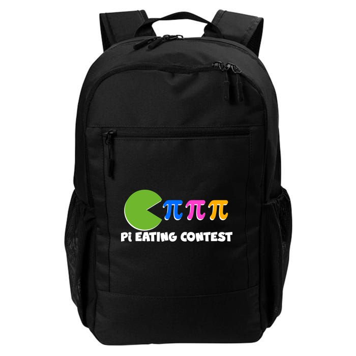 Funny Retro Pi Day 314 Pi Eating Contest Video Game Backpack