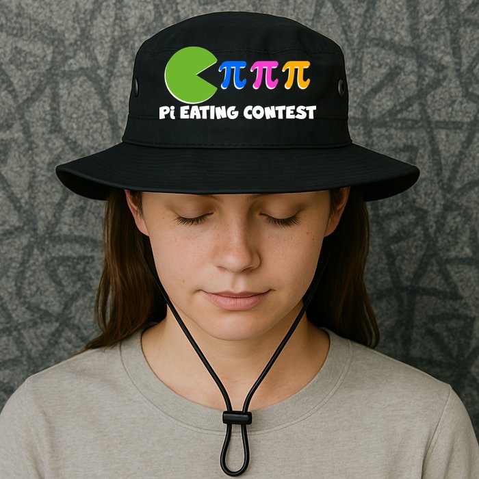 Funny Retro Pi Day 314 Pi Eating Contest Video Game Bucket Hat