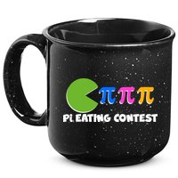 Funny Retro Pi Day 314 Pi Eating Contest Video Game 15oz Campfire Ceramic Mug