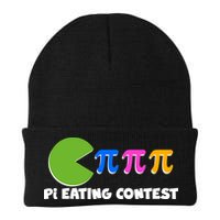 Funny Retro Pi Day 314 Pi Eating Contest Video Game Beanie