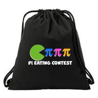 Funny Retro Pi Day 314 Pi Eating Contest Video Game Drawstring Bag