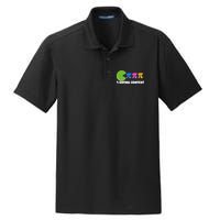 Funny Retro Pi Day 314 Pi Eating Contest Video Game Dry Zone Grid Polo