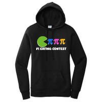 Funny Retro Pi Day 314 Pi Eating Contest Video Game Women's Pullover Hoodie