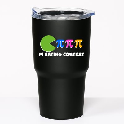 Funny Retro Pi Day 314 Pi Eating Contest Video Game Tumbler