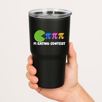 Funny Retro Pi Day 314 Pi Eating Contest Video Game Tumbler