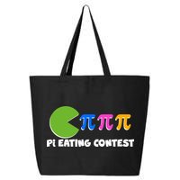 Funny Retro Pi Day 314 Pi Eating Contest Video Game 25L Jumbo Tote