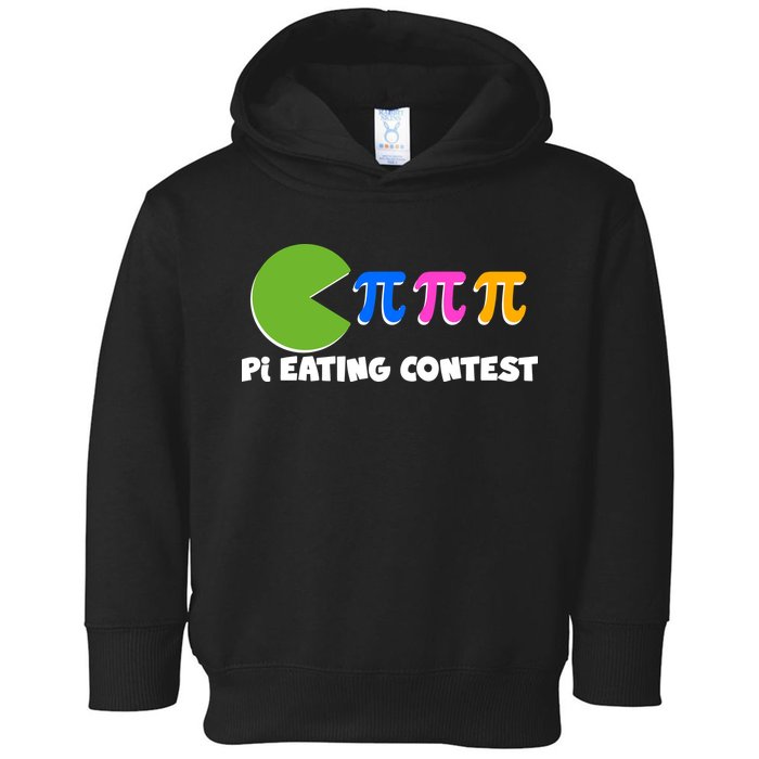 Funny Retro Pi Day 314 Pi Eating Contest Video Game Toddler Hoodie