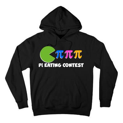 Funny Retro Pi Day 314 Pi Eating Contest Video Game Tall Hoodie