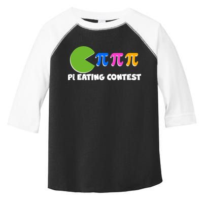 Funny Retro Pi Day 314 Pi Eating Contest Video Game Toddler Fine Jersey T-Shirt