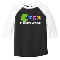 Funny Retro Pi Day 314 Pi Eating Contest Video Game Toddler Fine Jersey T-Shirt
