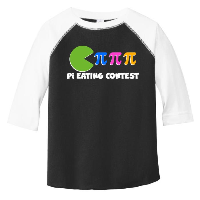 Funny Retro Pi Day 314 Pi Eating Contest Video Game Toddler Fine Jersey T-Shirt