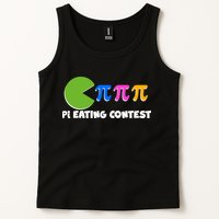 Funny Retro Pi Day 314 Pi Eating Contest Video Game Tank Top