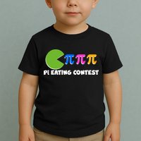 Funny Retro Pi Day 314 Pi Eating Contest Video Game Toddler T-Shirt