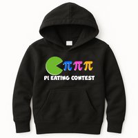 Funny Retro Pi Day 314 Pi Eating Contest Video Game Kids Hoodie