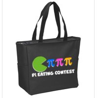 Funny Retro Pi Day 314 Pi Eating Contest Video Game Zip Tote Bag