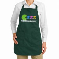 Funny Retro Pi Day 314 Pi Eating Contest Video Game Apron